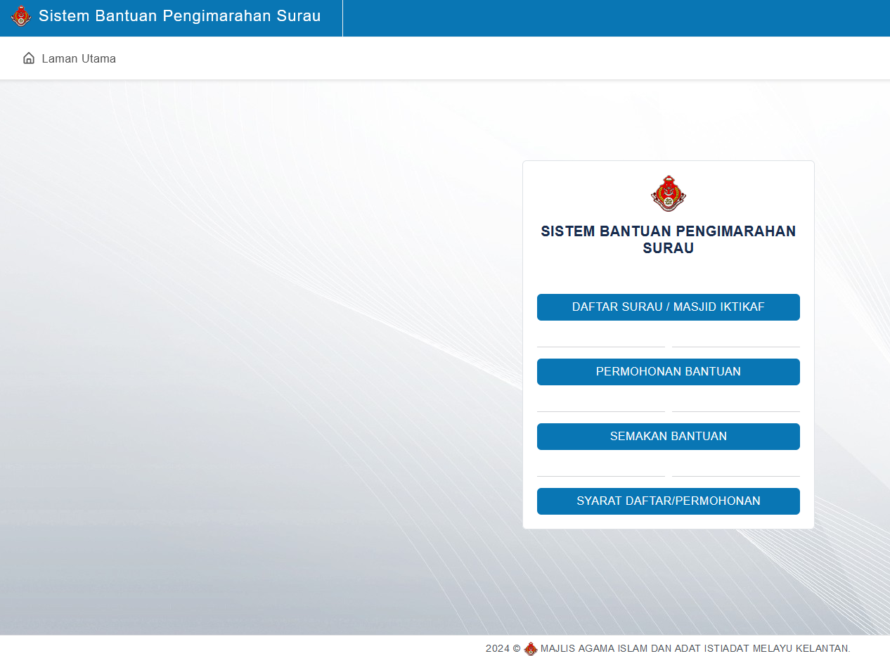 PAPARAN SISTEM BANTUAN PENGIMARAHAN SURAU Image